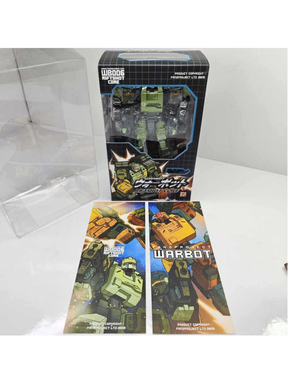 SEALED FansProject Warbot WB006 Riftshot Core 2013 Transforming Robot Figure 16+